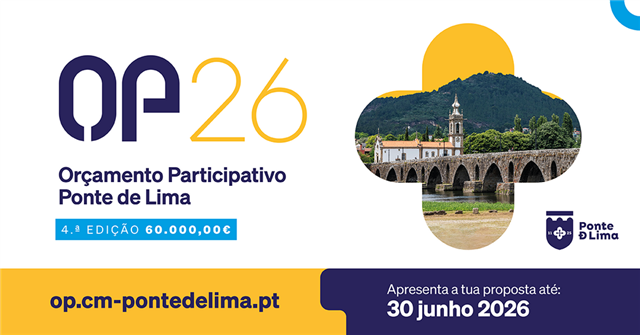 Município de Ponte de Lima lança 4ª Edição do Orçamento Participativo no valor de 60.000€