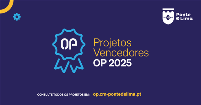 OP – Orçamento Participativo de Ponte de Lima | Vencedores da 3.ª edição