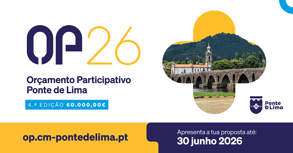 Município de Ponte de Lima lança 4ª Edição do Orçamento Participativo no valor de 60.000€